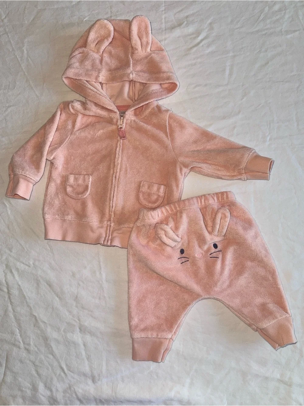 Baby Girl Bunny Sweater Set for fall winter spring | 3 Months | Carters